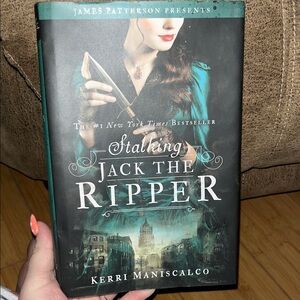 Stalking Jack the Ripper Hardcover Book — Teal/Black